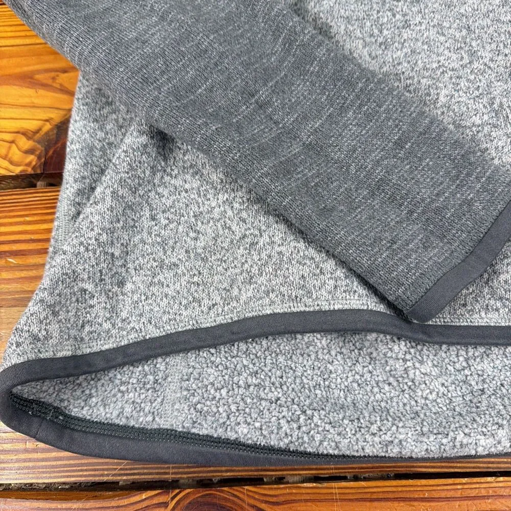 Patagonia Better Sweater Men's 1/4 Zip Fleece Pullover NICKEL / FORGE GREY S